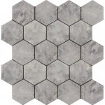 Hexagon Lg Tumbled 74x74 Мозаика из натурального мрамора Vidrepur